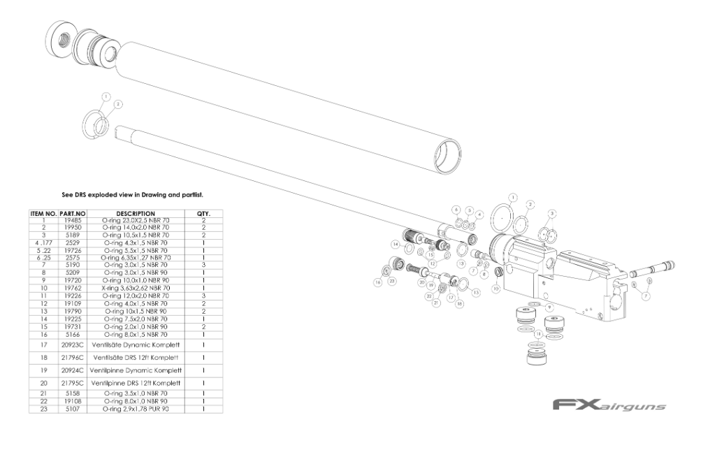 FX REPAIR KIT DRS (21808)