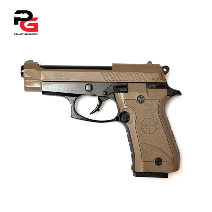 Niksan BP84 Blank Firing 9mm P.A.K - Tan/Khaki - COMBO 8