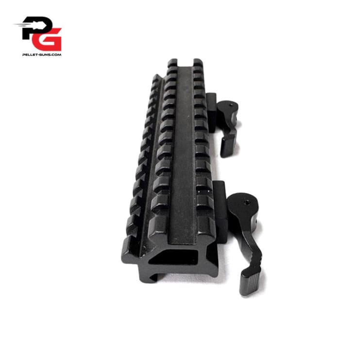 Quick Detach Picatinny Riser With 45 Degree Side Mount