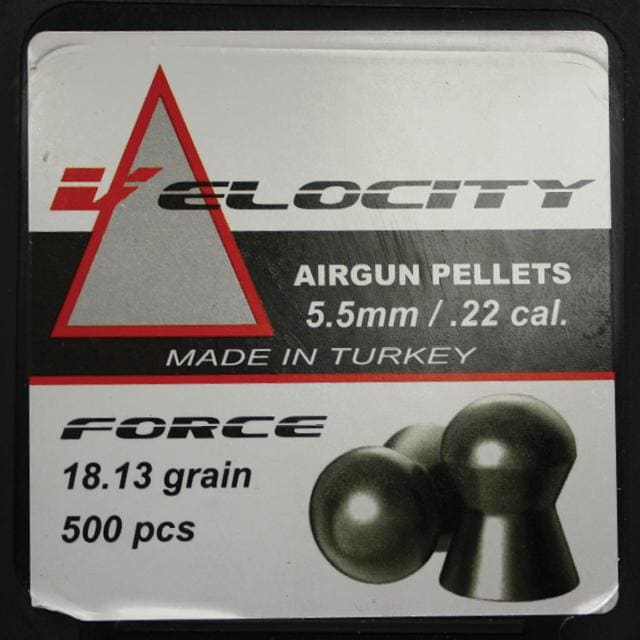 Velocity Airgun Pellets Force.22 18.13 Grain / 500 -