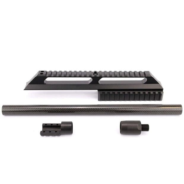 Extended Scope Rail with Barrel Stiffener and Tensioner Kit