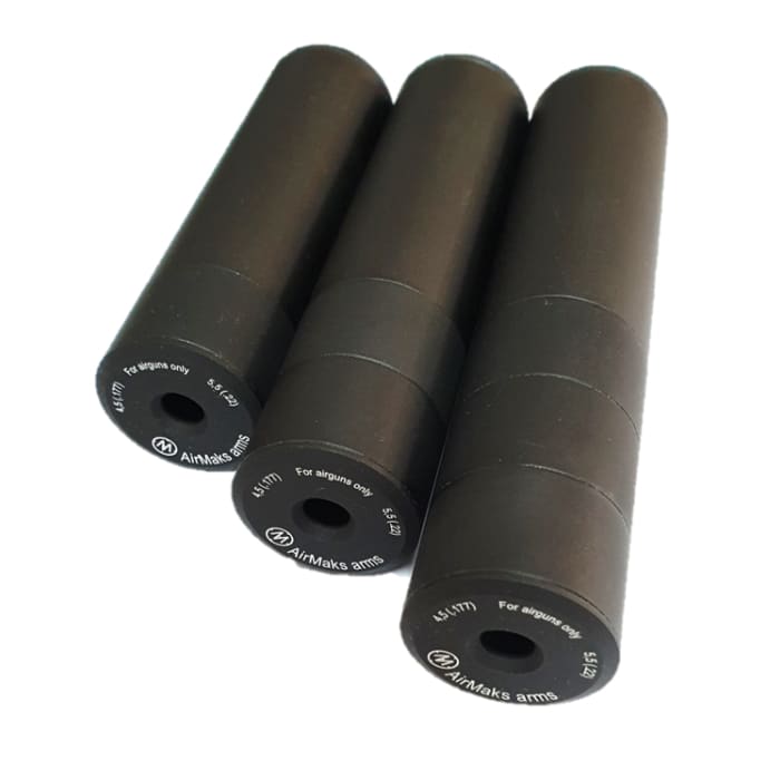 External Silencer for Air Maks Katran – Medium 130mm -