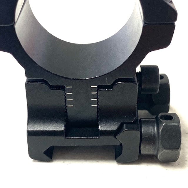 Height adjustable scope mount set for 25mm and 30mm scope