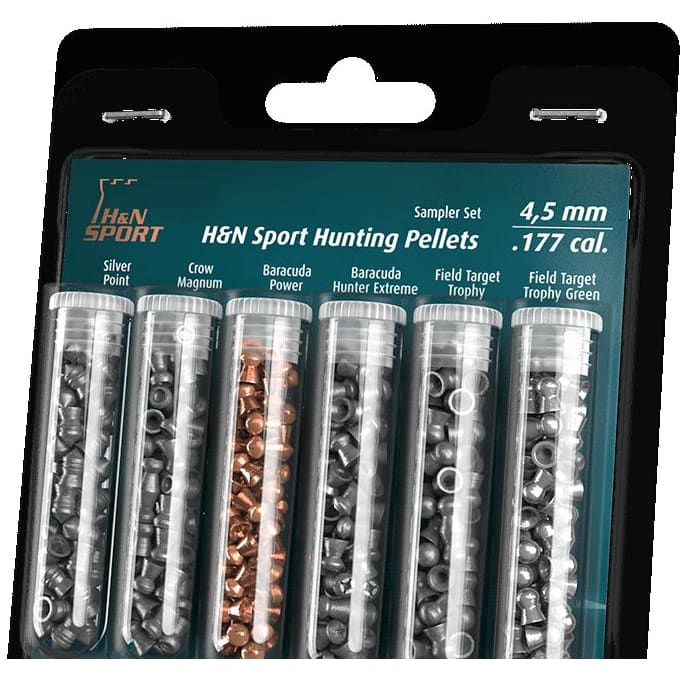 H&N SAMPLER HUNTING PELLETS 4.50MM/ 6 TYPES