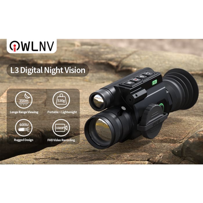 L3-LRF Digital Night Vision Rifle Scope with Laser Range