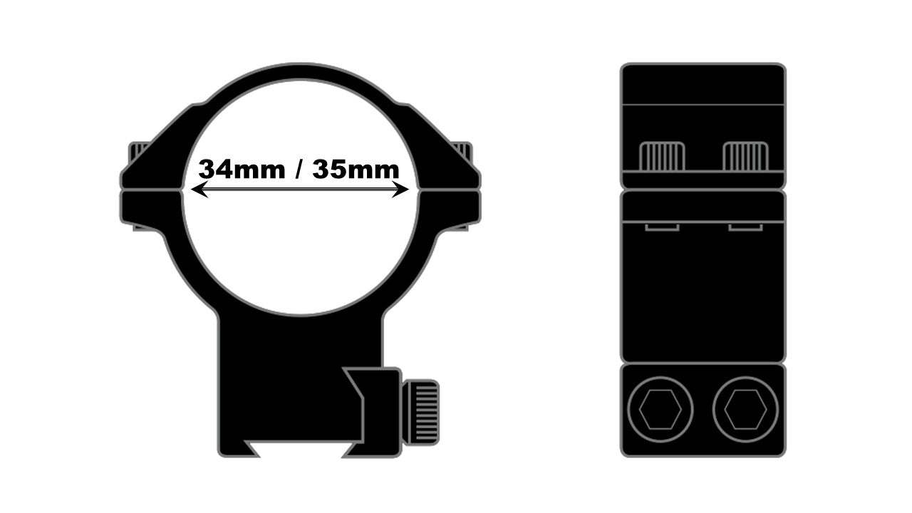 Scope Mounts for 34/35mm Scope Tubes
