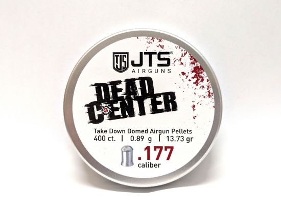 JAC133 JTS DEAD CENTER PRECISION .177 CAL 13.73 GRAIN DOMED PELLETS 400/PK