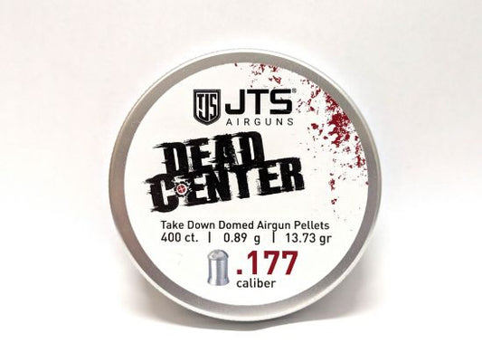 JAC133 JTS Dead Center Precision .177 CAL 13.73 Grain Domed Pellets 400/pk