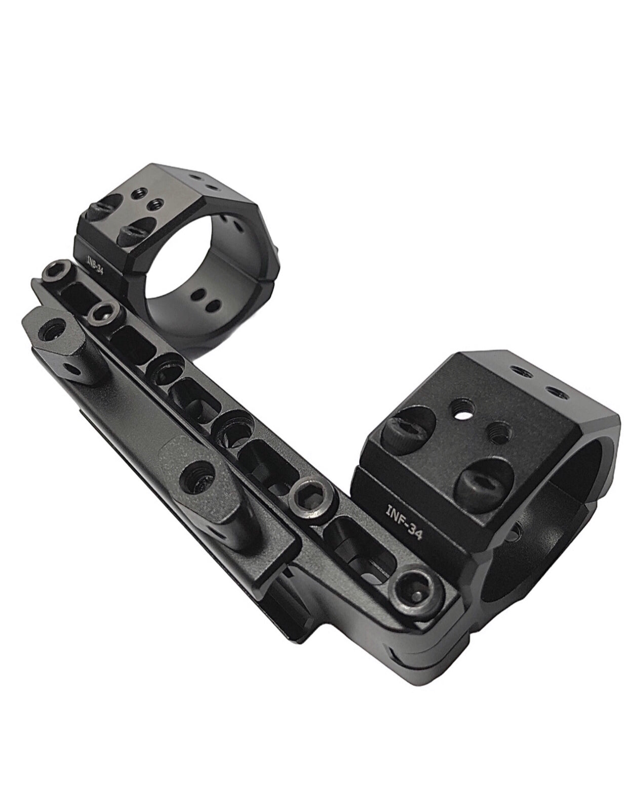 Up to 108 MOA One Piece Infinity Elevation Adjustable Scope Mount Picatinny 34mm