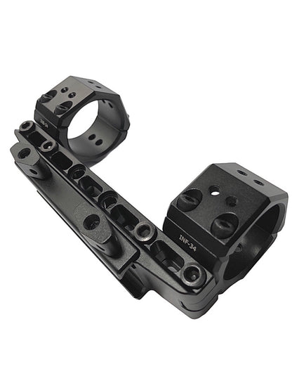 Up to 108 MOA One Piece Infinity Elevation Adjustable Scope Mount Picatinny 34mm