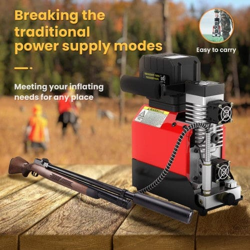 12V Mini High Pressure Compressor - Single Battery Unit -