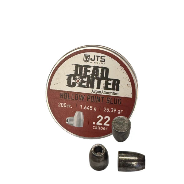 JAC210 JTS DEAD CENTER SLUG .22 CAL 25.39 GRAIN 200/PK
