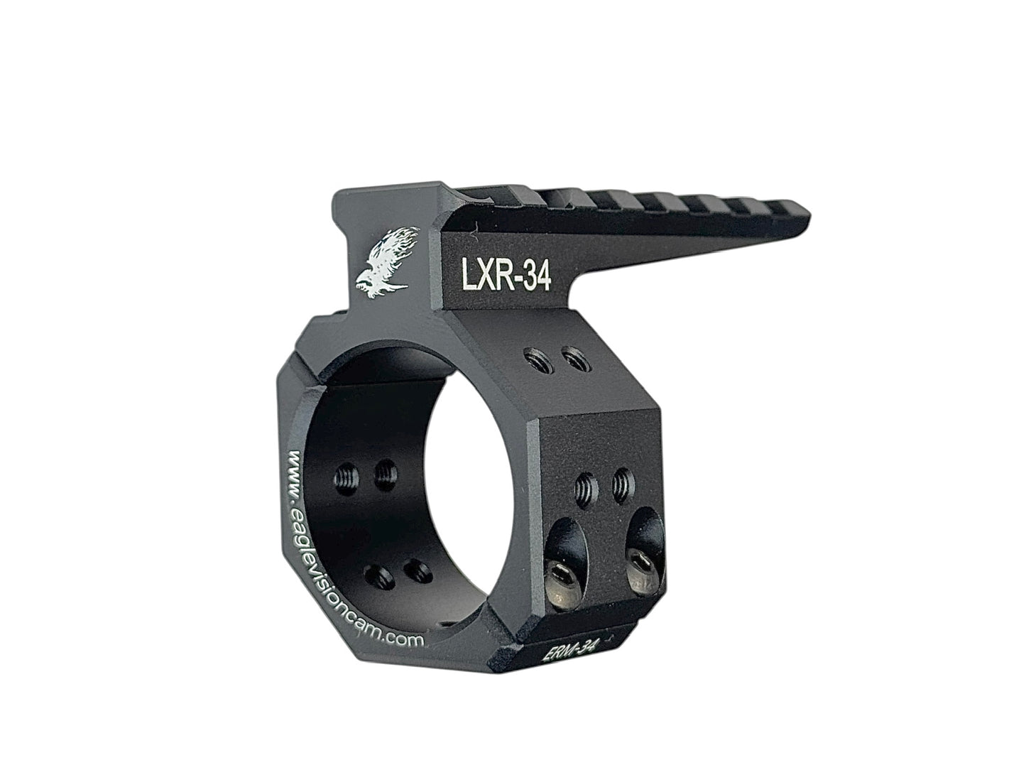 34mm Universal Ring Mount Picatinny Rail Extension – Scope & Air Tube Clamp System LXR-34 + ERM-34
