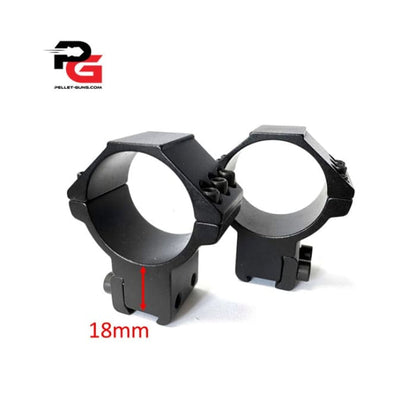 35mm 2-Piece High Dovetail Scope Mount Set - Scope Mounts