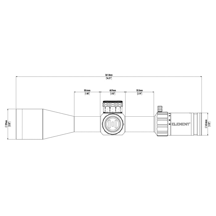 NEXUS GEN 2 4-25×50 FFP APR-2D MRAD