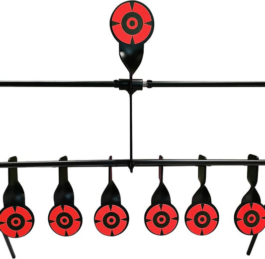 METAL FIELD TARGET / RESET TARGET / 6 PLUS 1 (105515-6) HEAVY DUTY - 5MM THICKNESS