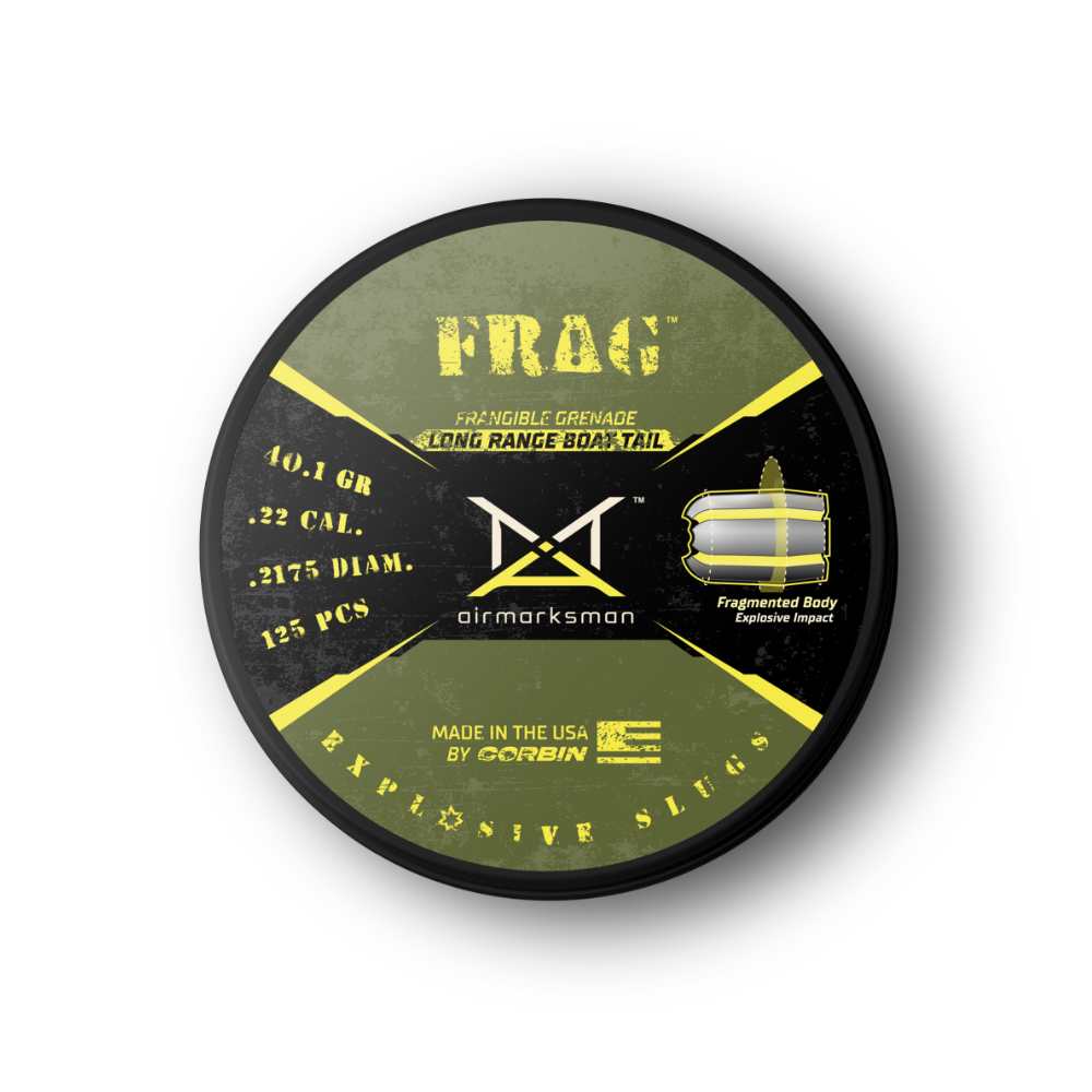 Airmarksman FRAG Frangible Grenade Slugs – .22 40.1 gr. (.2175) – 125ct