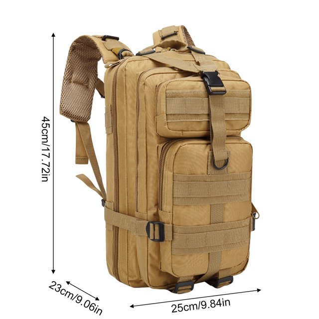 TACTICAL RUCKSACK, KHAKI (LY-001)