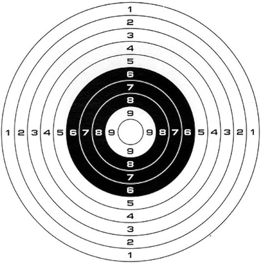 PAPER CARDBOARD TARGET 30X30CM - 10 PER PACK