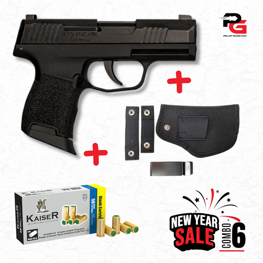 COMBO SALE - AKSA Arms AK-21 Blank Gun - Black