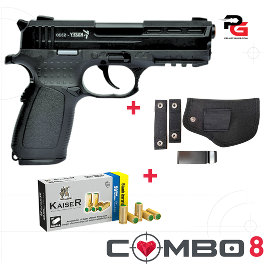 Kuzey S320 Black Blank Firing Gun