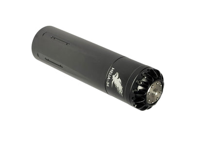 HELIA-S34 Airgun Sound Moderator / Suppressor Interchangeable Caliber (Ideal For FX Panthera, King, DRS) L125mm D34mm