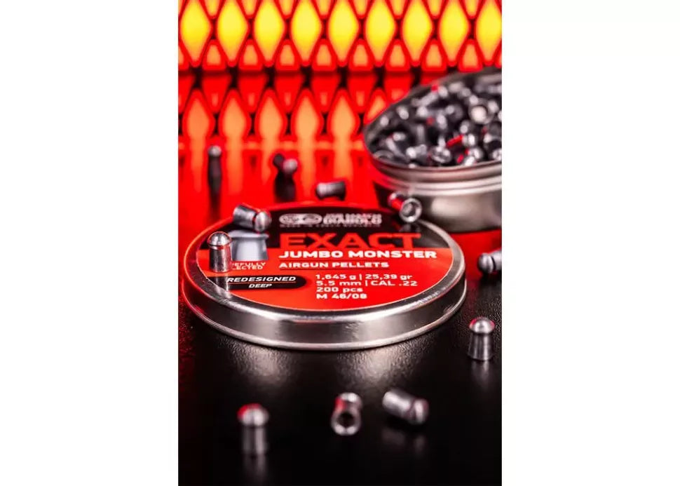 JSB Exact Jumbo Monster Deep 5.52, 200 per tin, 25.39 grain