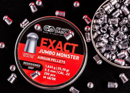 JSB Exact Jumbo Monster Deep 5.52, 200 per tin, 25.39 grain