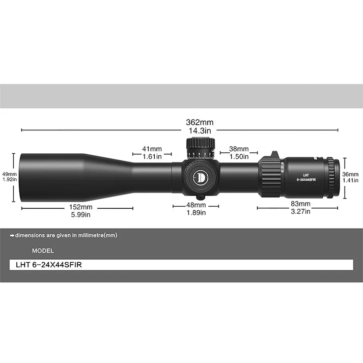 Discovery LHT 6-24X44SFIR FFP-MOA-L