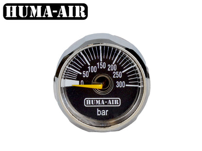 Mini Pressure Gauge 25 mm. G1/8 BSP Black Dial
