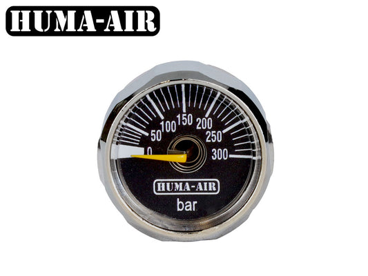 Mini Pressure Gauge 25 mm. G1/8 BSP Black Dial