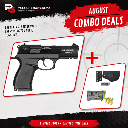 COMBO DEAL - AKSA Arms Model AK-16 Blank Gun - Black