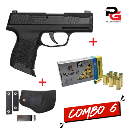 COMBO SPECIAL - AKSA Arms AK-21 Blank Gun - Black