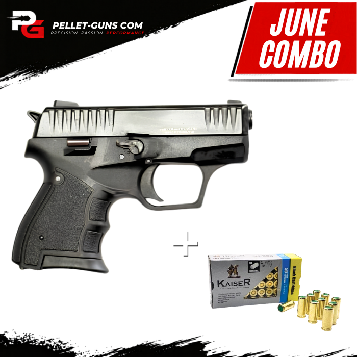 COMBO SPECIAL - Niksan M-17 9mm P.A.K. Blank Firing Gun
