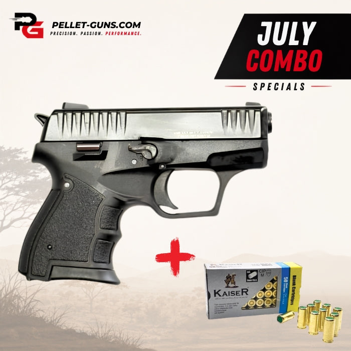 COMBO SPECIAL - Niksan M-17 9mm P.A.K. Blank Firing Gun