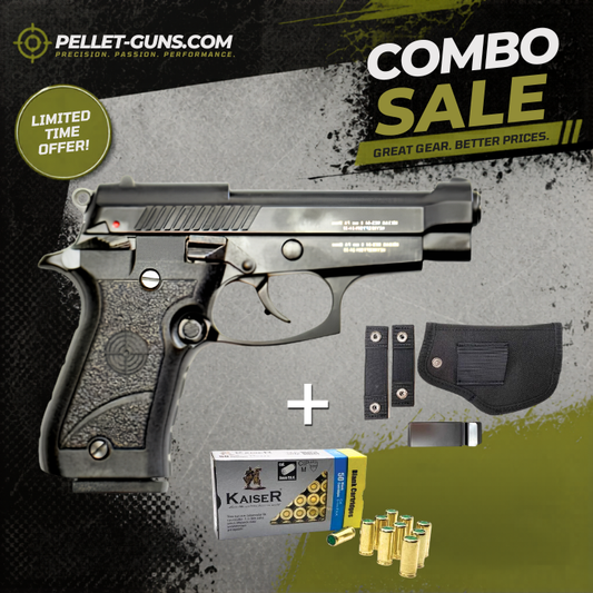 COMBO SPECIAL - Niksan BP84 Blank Firing 9mm P.A.K Black