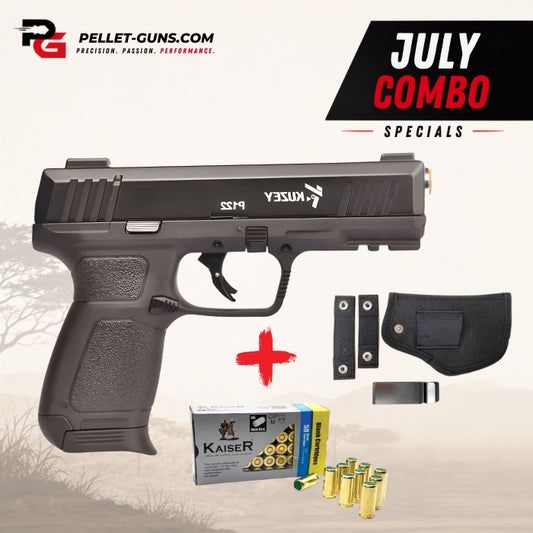 COMBO DEAL - Kuzey P122 Blank Firing Gun - Black
