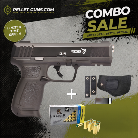 COMBO SPECIAL - Kuzey P122 Blank Firing Gun - Black