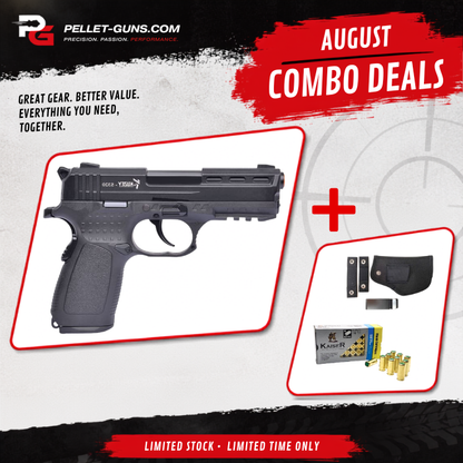 COMBO SPECIAL - Kuzey S320 Black Blank Firing Gun