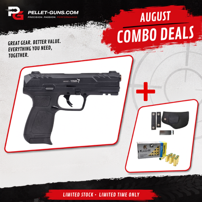 COMBO SPECIAL - Kuzey S900 Black Blank Firing Gun