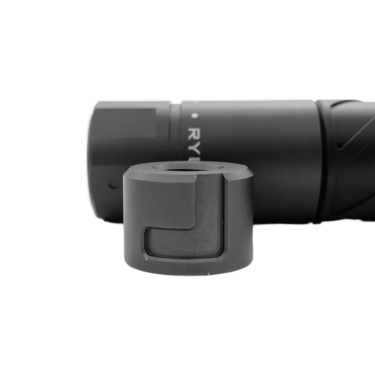 MK2 DONNY FL SILENCER - RYU FOR .25 CAL WITH QD AND QD ADAPTER FOR 1/2" UNF
