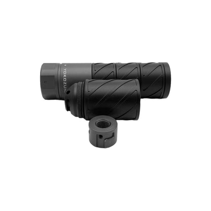 MK2 DONNY FL SILENCER - YOKOZUNA FOR .25 CAL WITH QD AND QD ADAPTER FOR 1/2" UNF