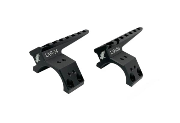 34mm Universal Ring Mount Picatinny Rail Extension – Scope & Air Tube Clamp System LXR-34 + ERM-34