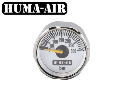 Huma-Air Regulator Pressure Gauge 23MM White