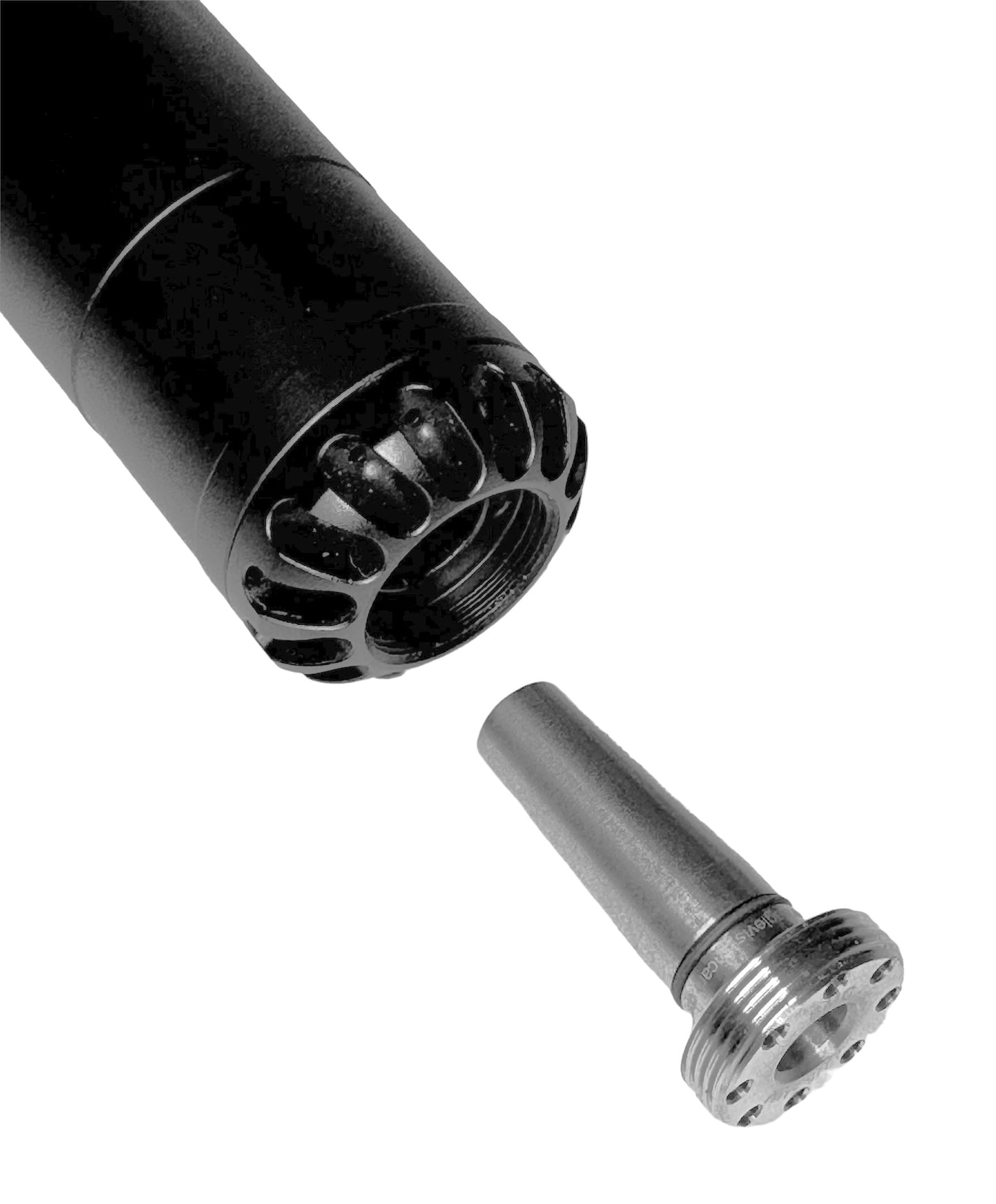 HELIA-S34 Airgun Sound Moderator / Suppressor Interchangeable Caliber (Ideal For FX Panthera, King, DRS) L125mm D34mm