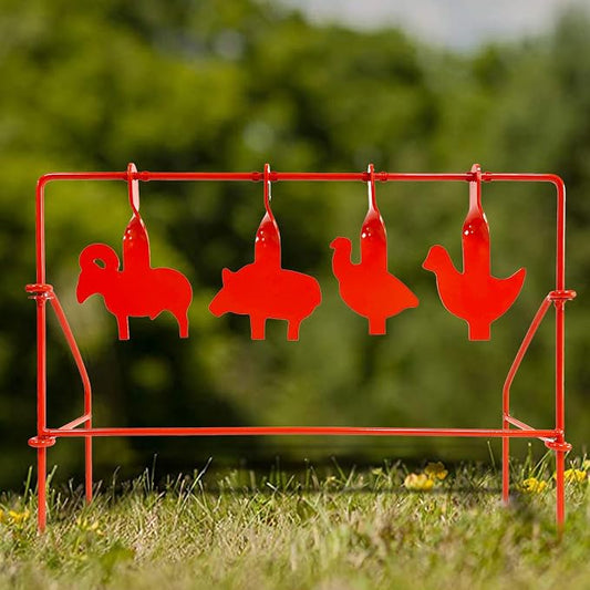 SPINNING TARGET - HEAVY DUTY (RAM, PIG, FOWL X 2) 32X43X13CM 5MM THICKNESS