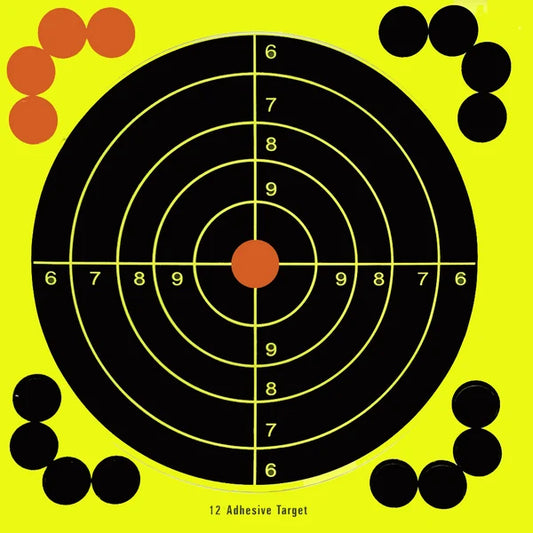 SPLATTER SHOOTING TARGET, 30X30CM, 25PCS/PACK