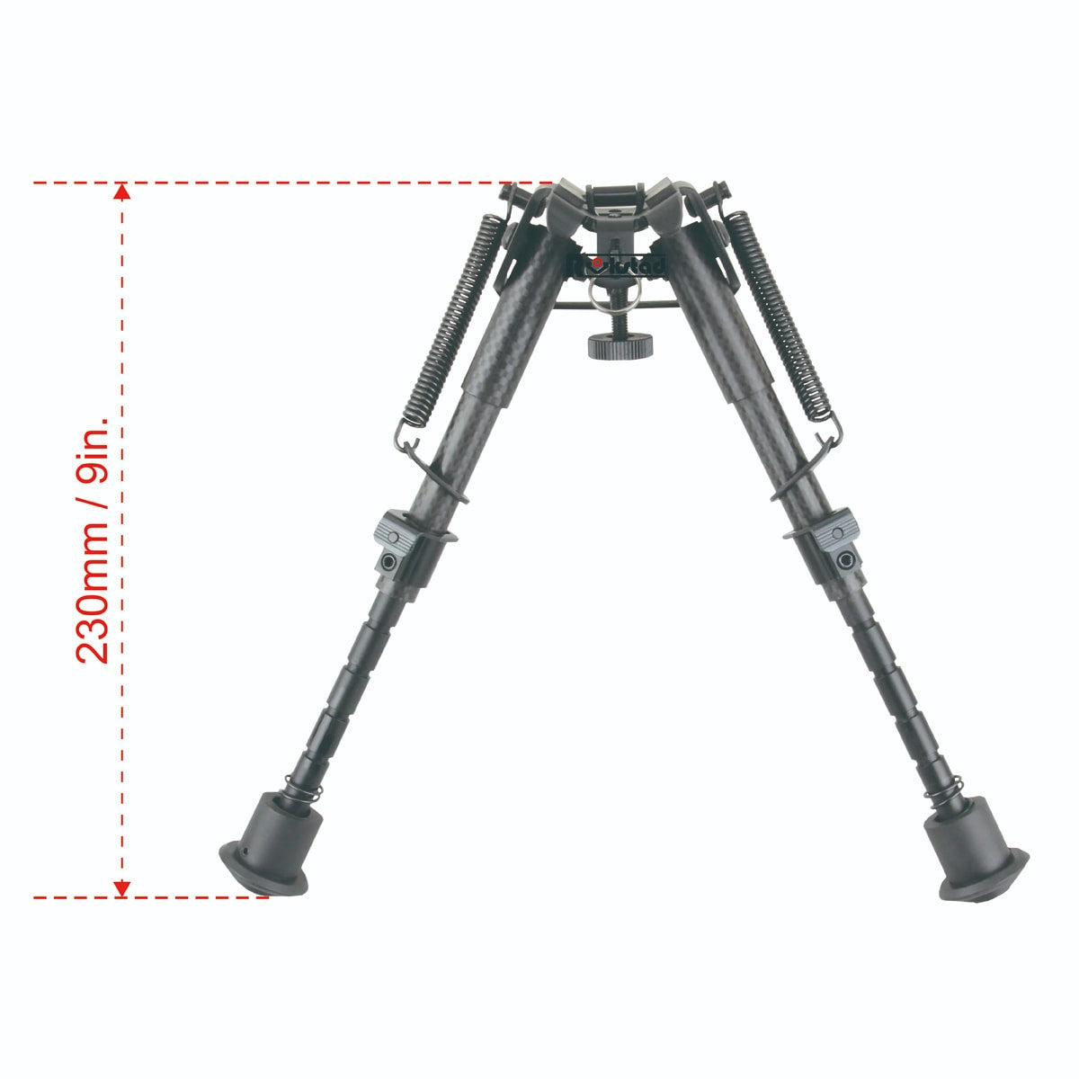 BUTTERFLY BIPOD - FITS TO STUD (23-38CM HIGH)