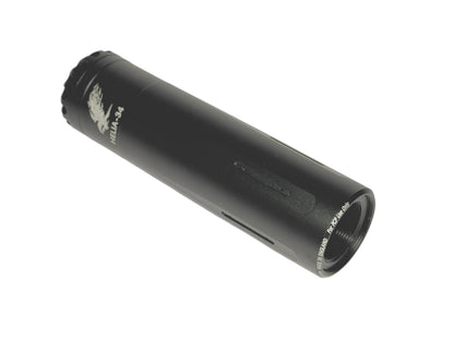 HELIA-S34 Airgun Sound Moderator / Suppressor Interchangeable Caliber (Ideal For FX Panthera, King, DRS) L125mm D34mm