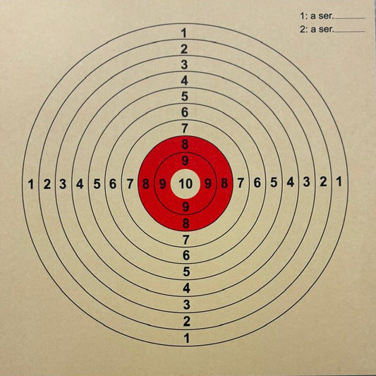 PAPER CARDBOARD TARGETS (14X14CM) 100 / PK